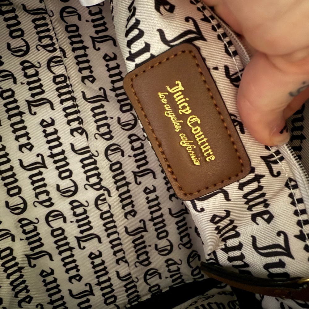Juicy Couture Black and White Men's Bag